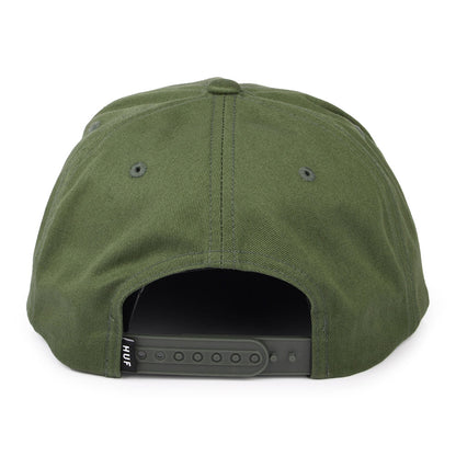 Casquette Snapback Non Structurée Triple Triangle olive HUF