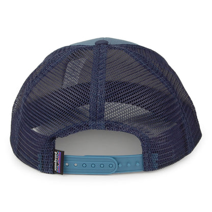 Casquette Trucker en Coton Bio P-6 Logo ardoise-bleu PATAGONIA