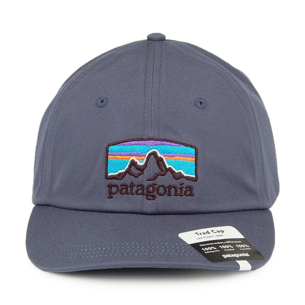 Casquette en Coton Bio Fitz Roy Horizons Trad bleu PATAGONIA