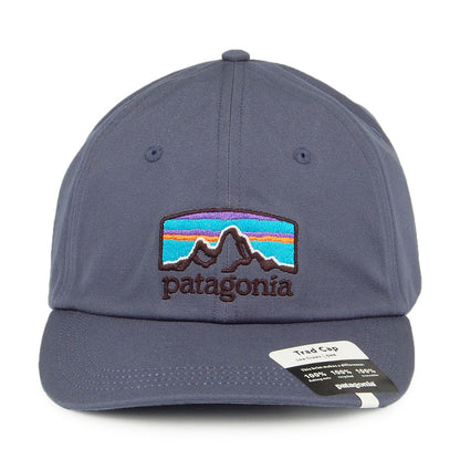 Casquette en Coton Bio Fitz Roy Horizons Trad bleu PATAGONIA