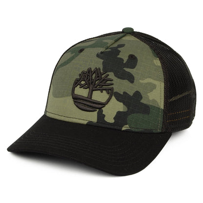 Casquette Trucker Camo Ripstop noir-olive TIMBERLAND