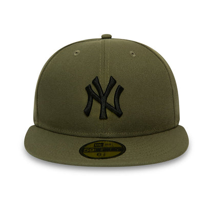 Casquette 59FIFTY League Essential New York Yankees olive-noir NEW ERA