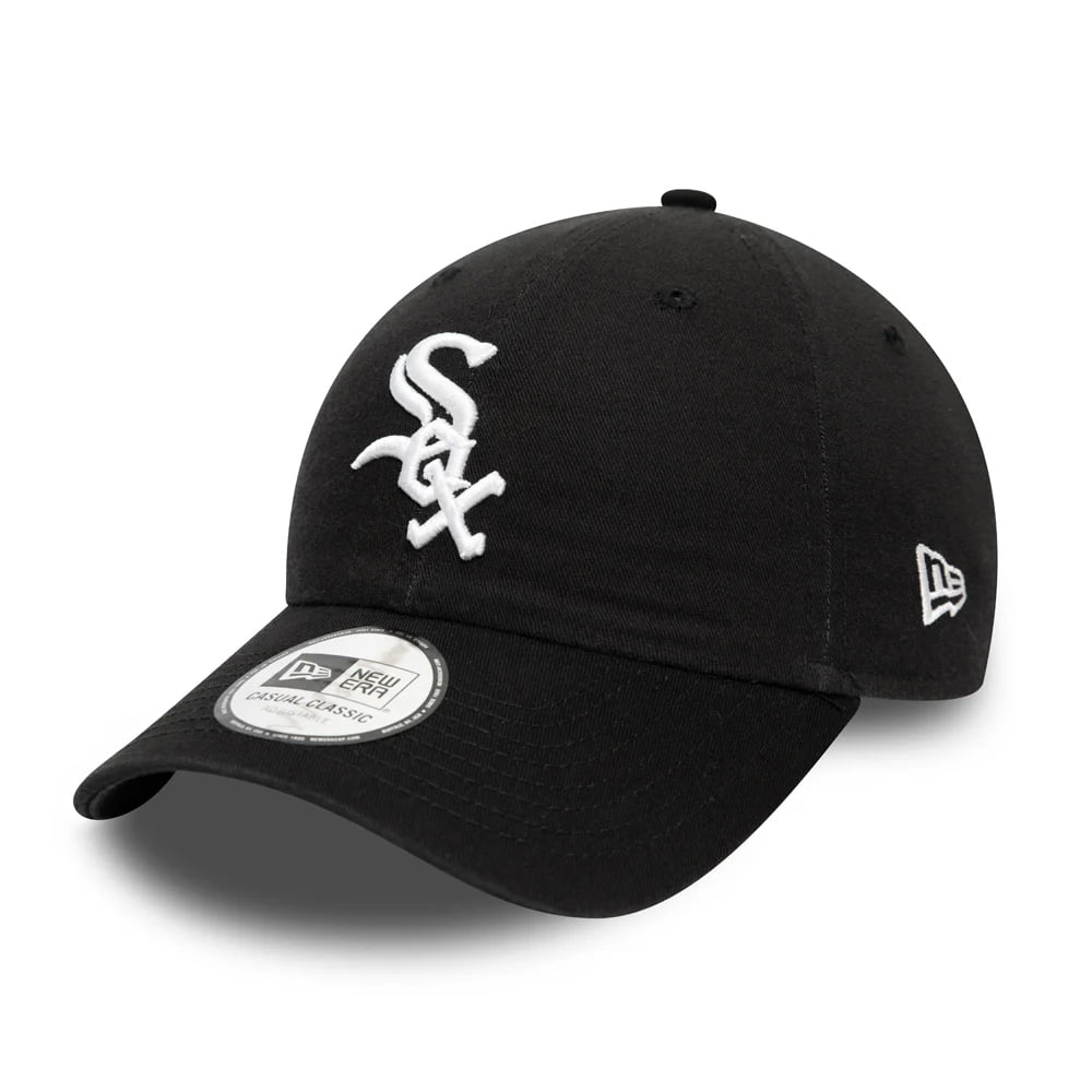 Casquette 9TWENTY MLB Washed Casual Classic Chicago White Sox noir NEW ERA