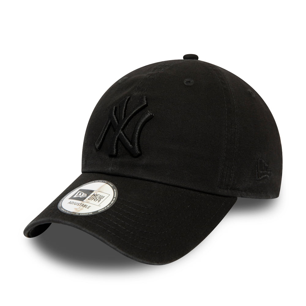 Casquette 9TWENTY MLB Washed Casual Classic New York Yankees noir NEW ERA