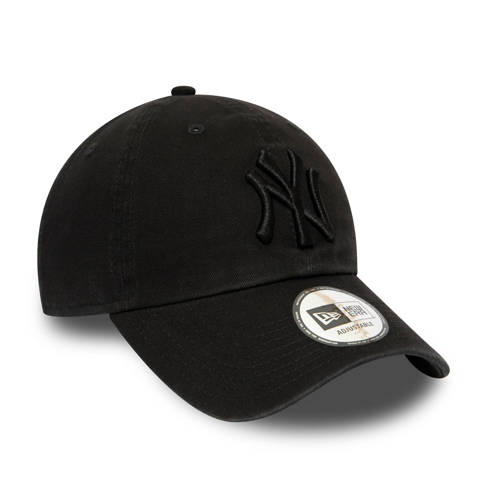 Casquette 9TWENTY MLB Washed Casual Classic New York Yankees noir NEW ERA