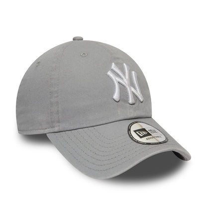 Casquette 9TWENTY MLB Washed Casual Classic New York Yankees gris NEW ERA