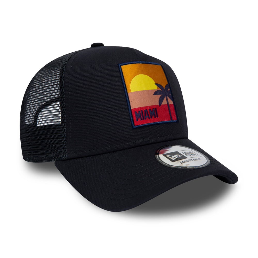 Casquette Trucker Miami Location bleu marine NEW ERA
