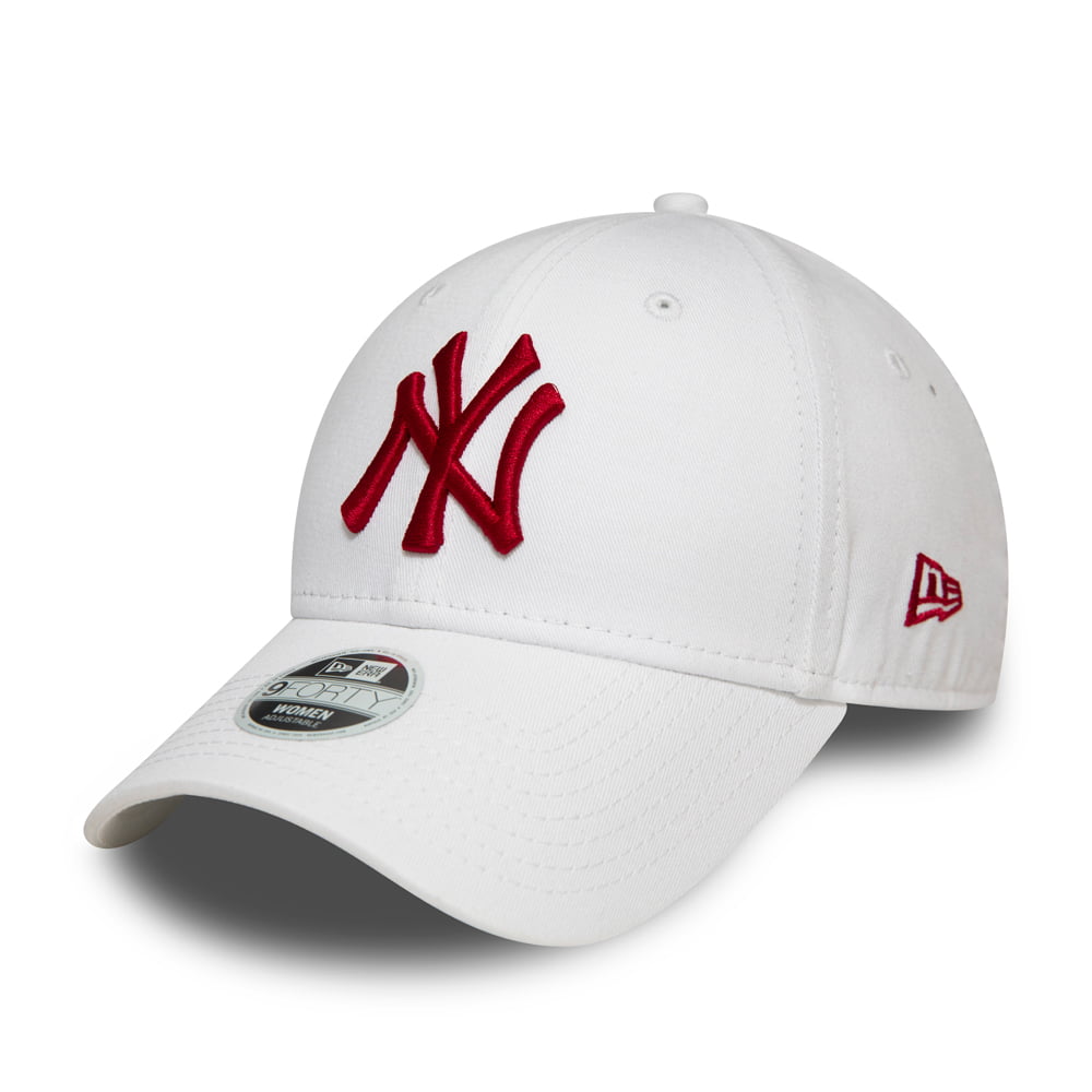 Casquette Femme 9FORTY MLB League Essential New York Yankees blanc NEW ERA