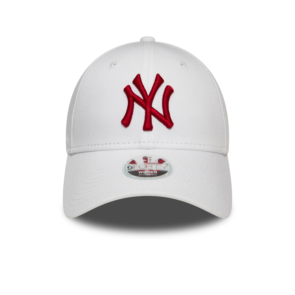 Casquette Femme 9FORTY MLB League Essential New York Yankees blanc NEW ERA