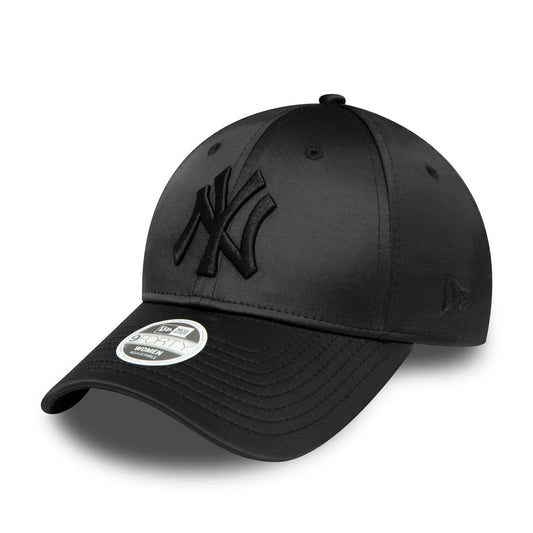 Casquette Femme 9FORTY MLB Satin New York Yankees noir NEW ERA