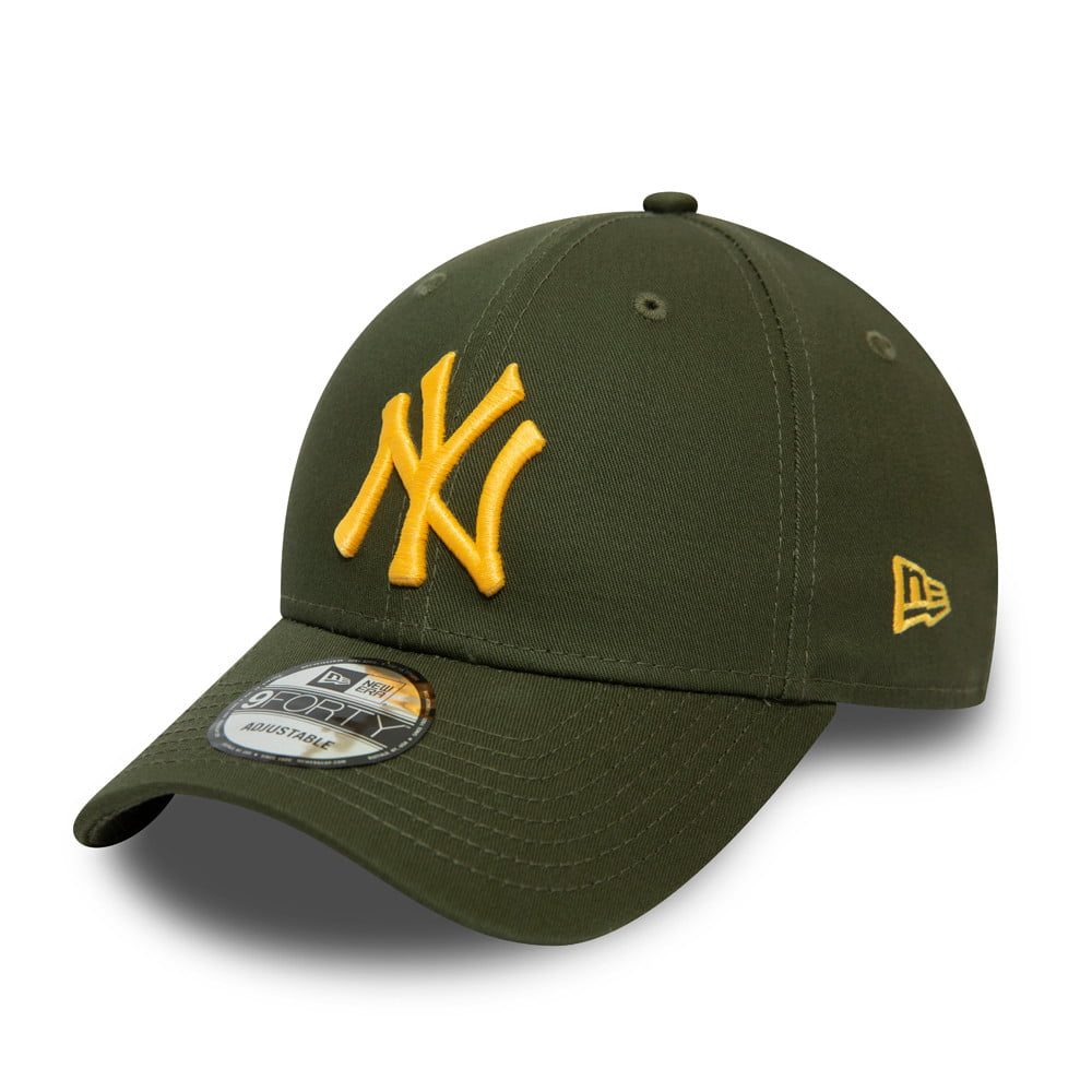 Casquette 9FORTY MLB Colour Essential New York Yankees olive-jaune NEW ERA