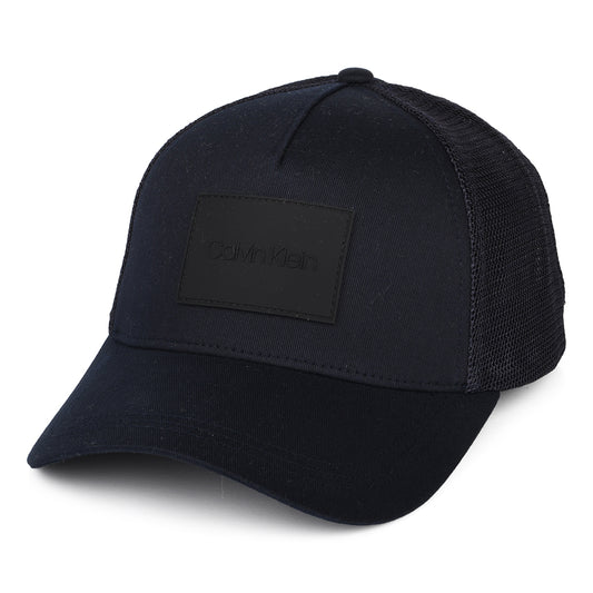 Casquette Trucker avec Patch en Caoutchouc bleu marine CALVIN KLEIN