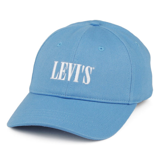 Casquette en Coton Serif Logo bleu avec étiquette vierge LEVI'S
