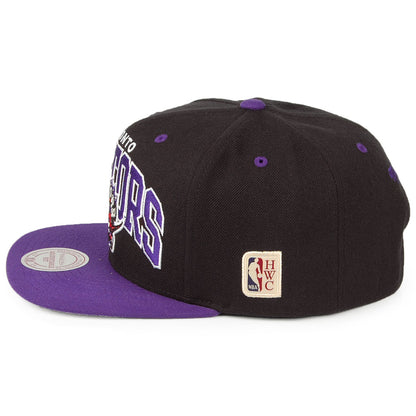 Casquette Snapback NBA Arch 2 Tone Toronto Raptors noir-violet MITCHELL & NESS