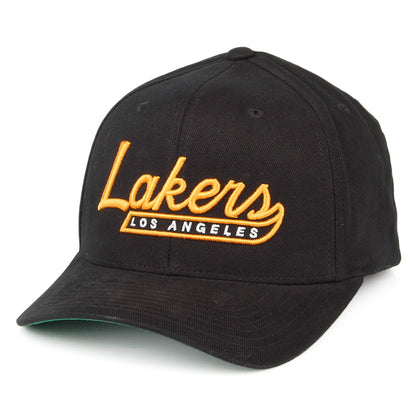 Casquette Snapback NBA Vintage Tailscript 110 L.A. Lakers noir MITCHELL & NESS