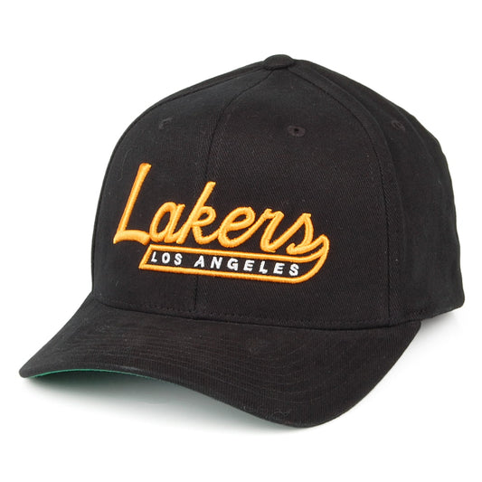 Casquette Snapback NBA Vintage Tailscript 110 L.A. Lakers noir MITCHELL & NESS