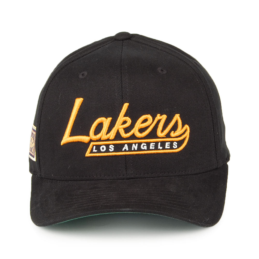 Casquette Snapback NBA Vintage Tailscript 110 L.A. Lakers noir MITCHELL & NESS