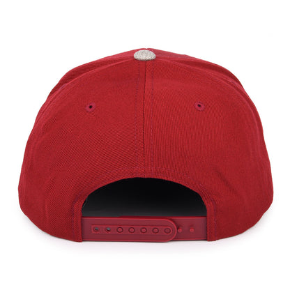 Casquette Snapback Oath III rouge-gris chiné BRIXTON