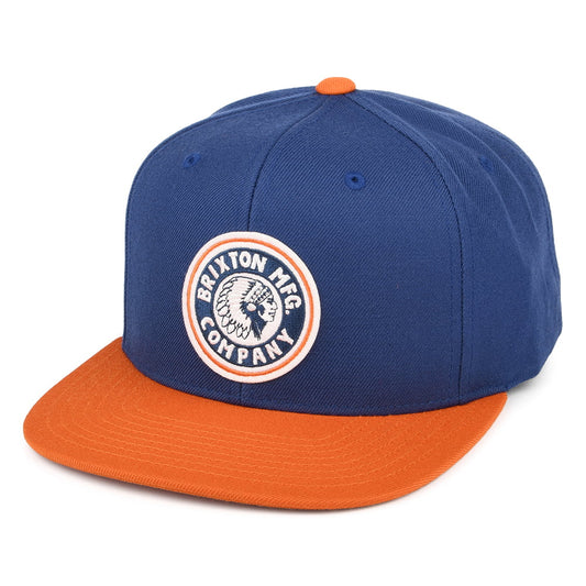 Casquette Snapback Rival MP bleu-ocre BRIXTON