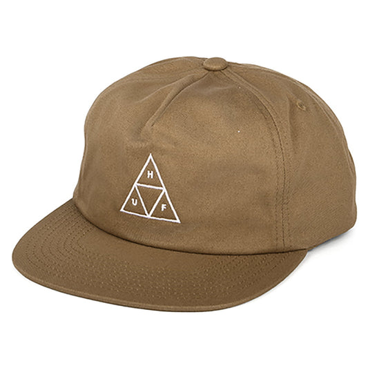Casquette Snapback Non Structurée Triple Triangle toffee HUF