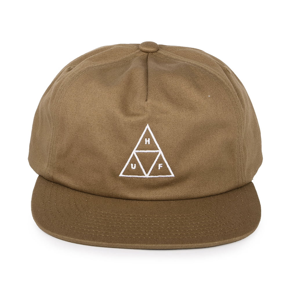 Casquette Snapback Non Structurée Triple Triangle toffee HUF