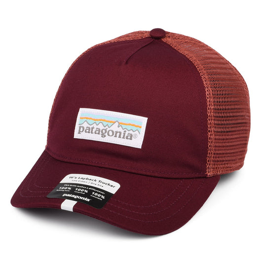 Casquette Trucker Femme Pastel P-6 Label Layback rouge PATAGONIA