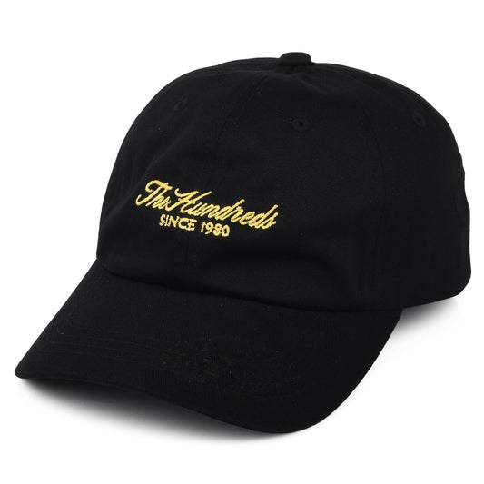 Casquette Strapback Rich en Coton Sergé noir THE HUNDREDS
