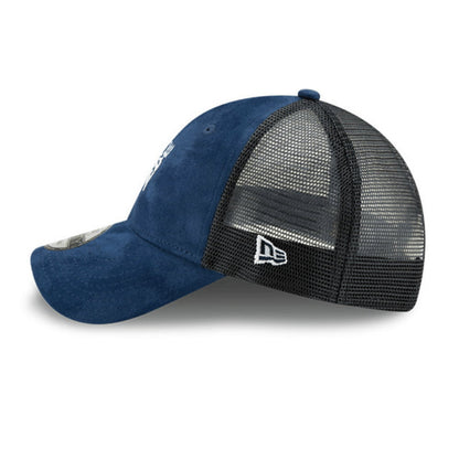 Casquette Trucker 9FORTY Manchester United Imitation Daim bleu marine NEW ERA