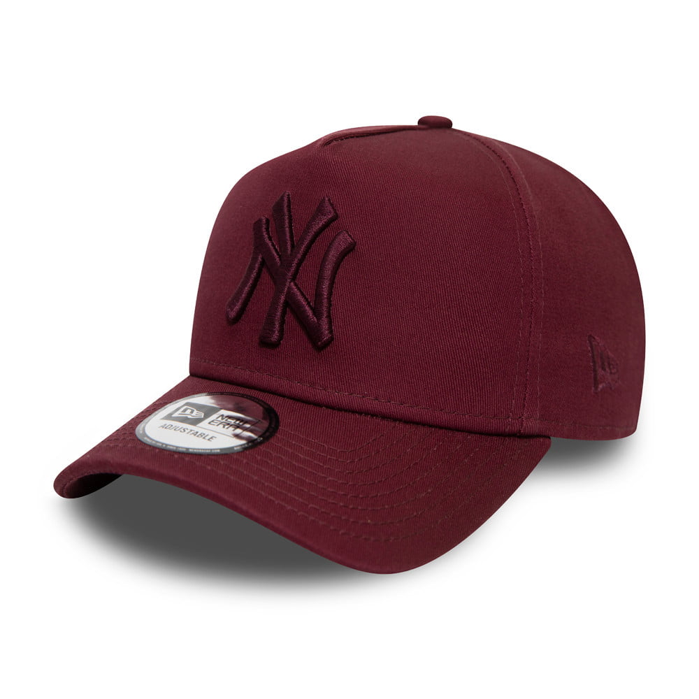 Casquette Snapback A-Frame 9FORTY Colour Essential N.Y. Yankees bordeaux NEW ERA