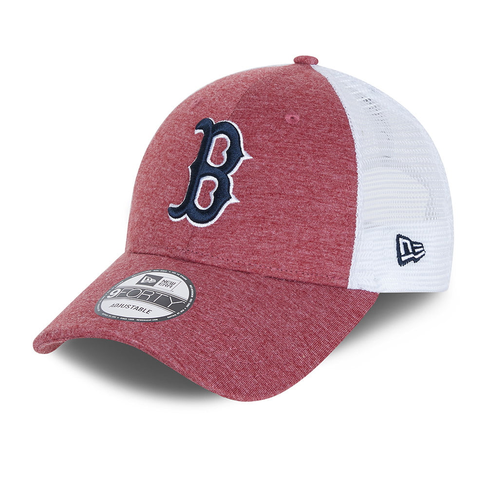 Casquette Trucker 9FORTY MLB Home Field Boston Red Sox bordeaux chiné NEW ERA