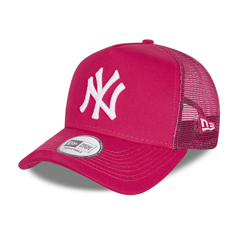 Casquette Trucker MLB Tonal Mesh New York Yankees rose NEW ERA