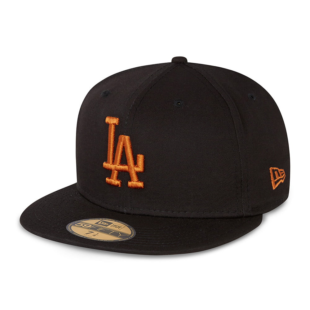Casquette 59FIFTY MLB League Essential L.A. Dodgers noir-toffee NEW ERA