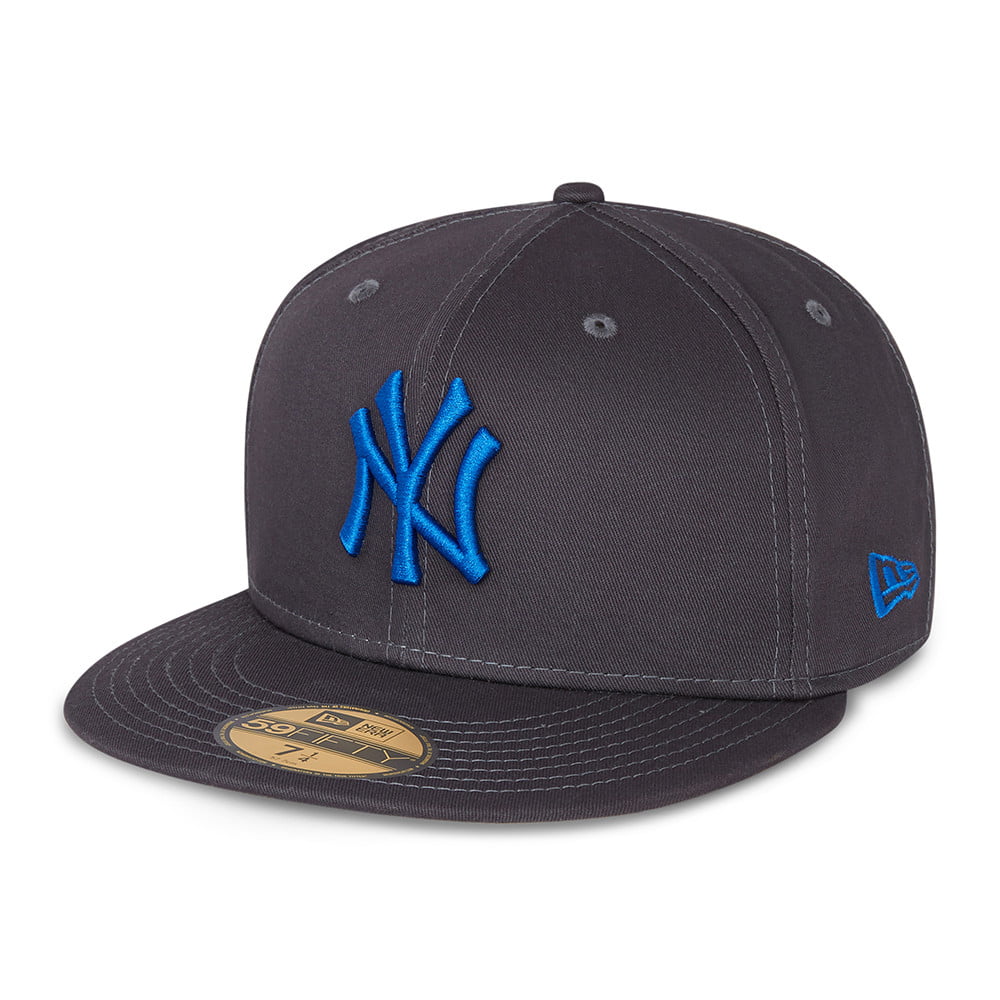 Casquette 59FIFTY MLB League Essential New York Yankees graphite-bleu NEW ERA