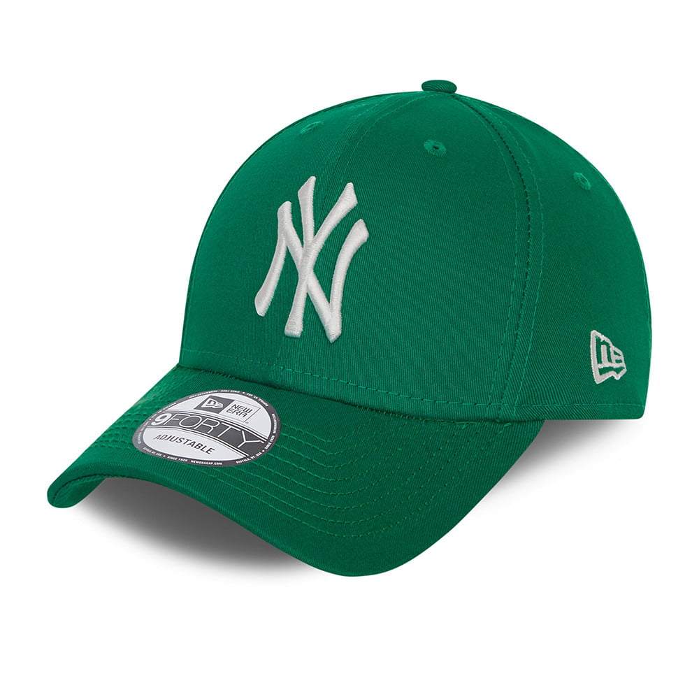 Casquette 9FORTY MLB League Essential New York Yankees vert-blanc NEW ERA