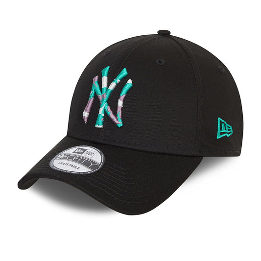Casquette 9FORTY MLB Infill New York Yankees noir NEW ERA