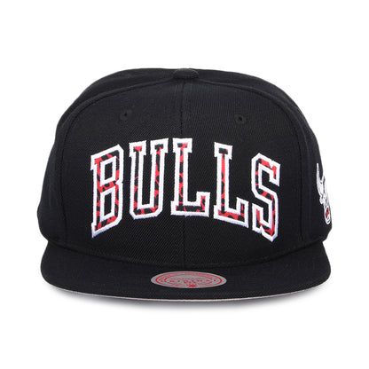 Casquette Snapback NBA Wildback Chicago Bulls noir MITCHELL & NESS