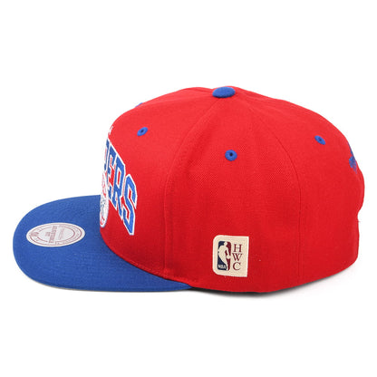 Casquette Snapback NBA HWC Team Arch L.A. Clippers rouge-bleu roi MITCHELL & NESS