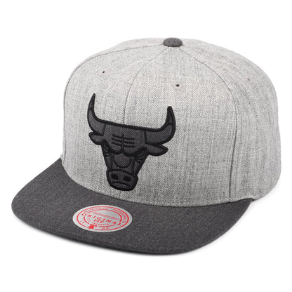 Casquette Snapback NBA Dual Heather Chicago Bulls gris chiné MITCHELL & NESS