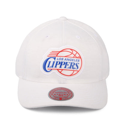 Casquette Snapback Low Pro NBA Prime L.A. Clippers blanc MITCHELL & NESS