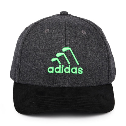 Casquette Snapback 3 Stripe Club noir chiné ADIDAS
