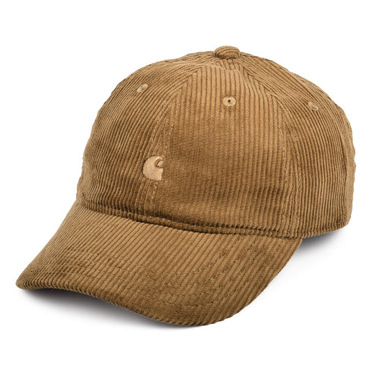 Casquette en Velours Côtelé Harlem marron CARHARTT WIP