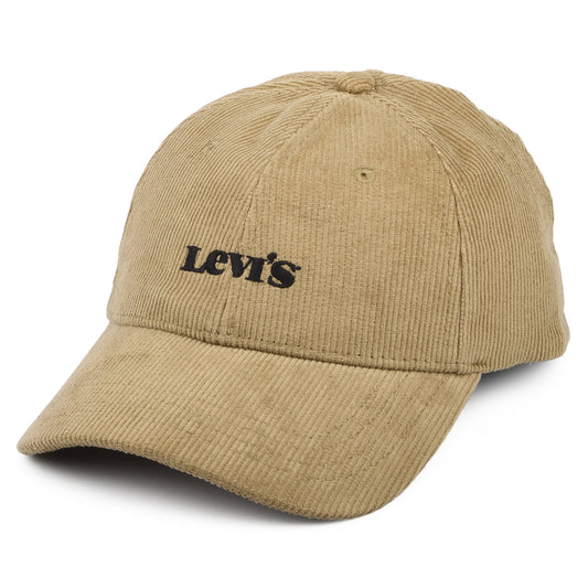 Casquette en Velours Côtelé Modern Vintage Logo sable LEVI'S