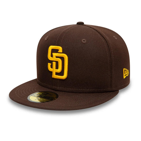 Casquette 59FIFTY MLB On Field AC Perf San Diego Padres marron-doré NEW ERA