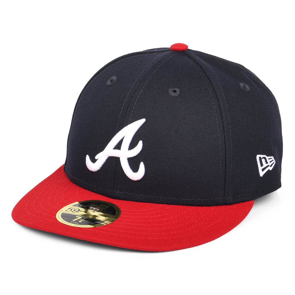 Casquette Low Profile 59FIFTY MLB On Field AC Perf Atlanta Braves bleu marine-rouge NEW ERA