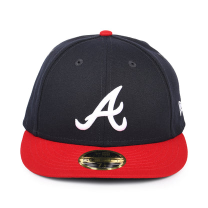 Casquette Low Profile 59FIFTY MLB On Field AC Perf Atlanta Braves bleu marine-rouge NEW ERA