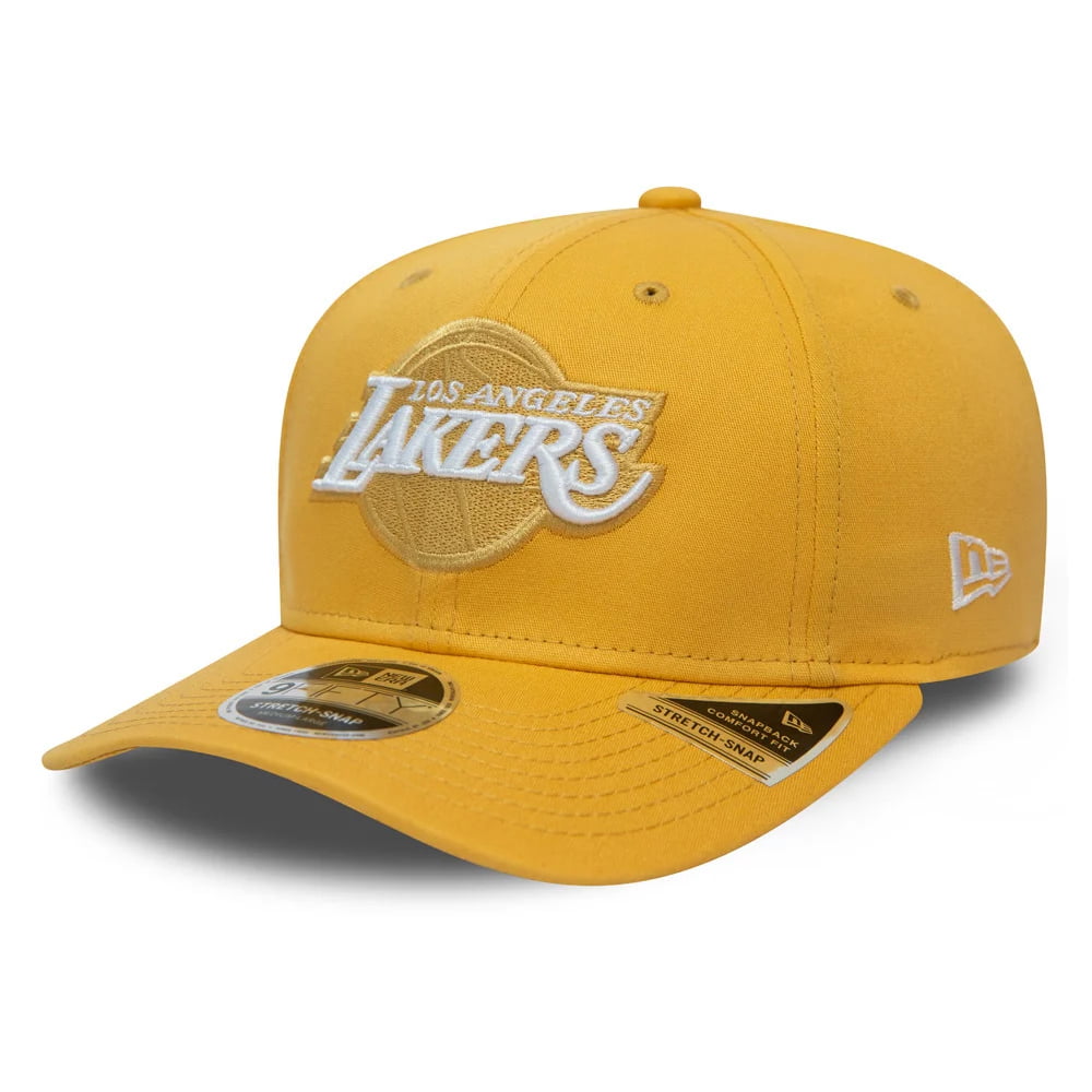 Casquette Snapback 9FIFTY MLB League Essential Stretch Snap L.A. Lakers jaune NEW ERA