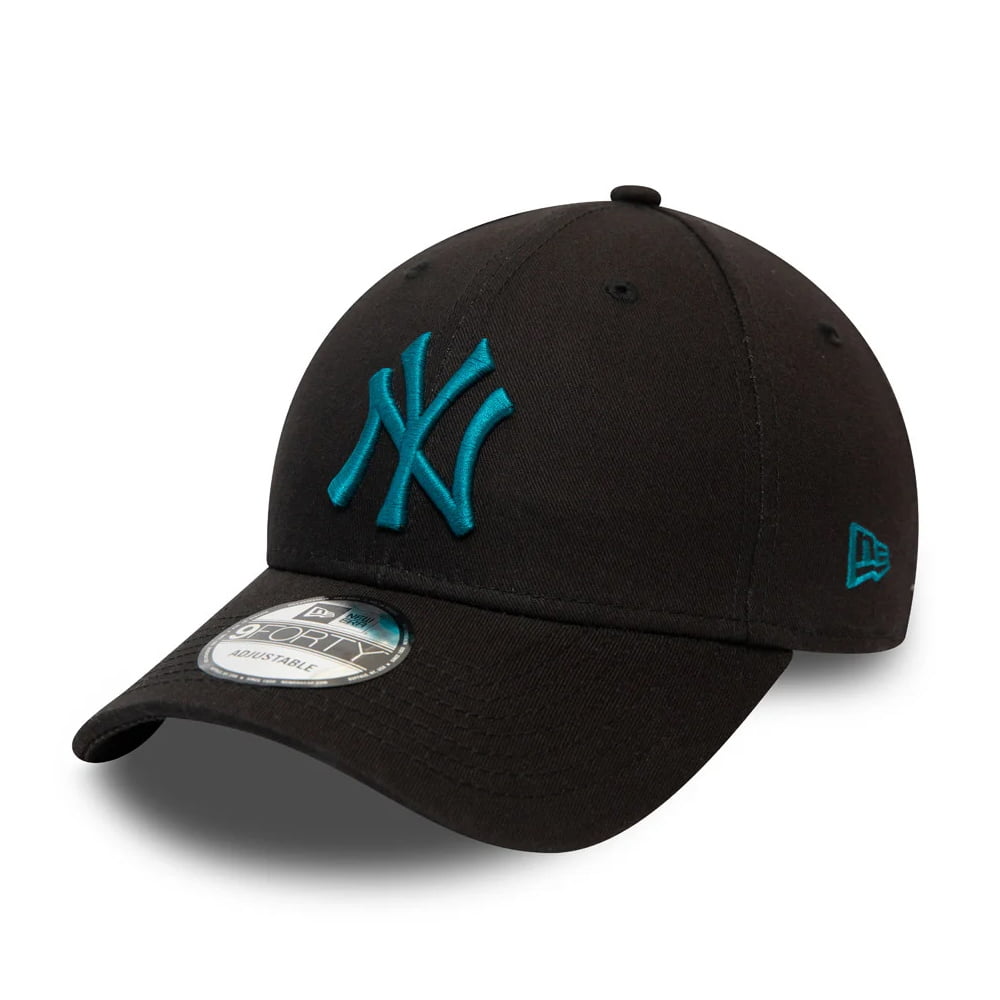 Casquette 9FORTY MLB League Essential New York Yankees noir-bleu sarcelle NEW ERA