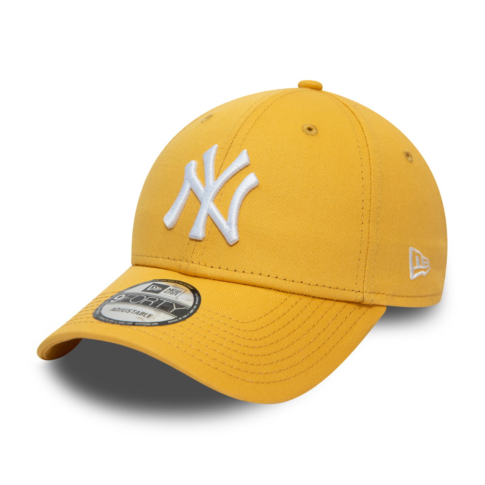 Casquette 9FORTY MLB League Essential II New York Yankees jaune-blanc NEW ERA