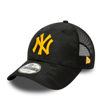 Casquette Trucker 9FORTY MLB Home Field New York Yankees noir-jaune NEW ERA