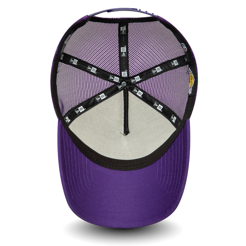 Casquette Trucker A-Frame 9FORTY L.A. Lakers violet-blanc NEW ERA